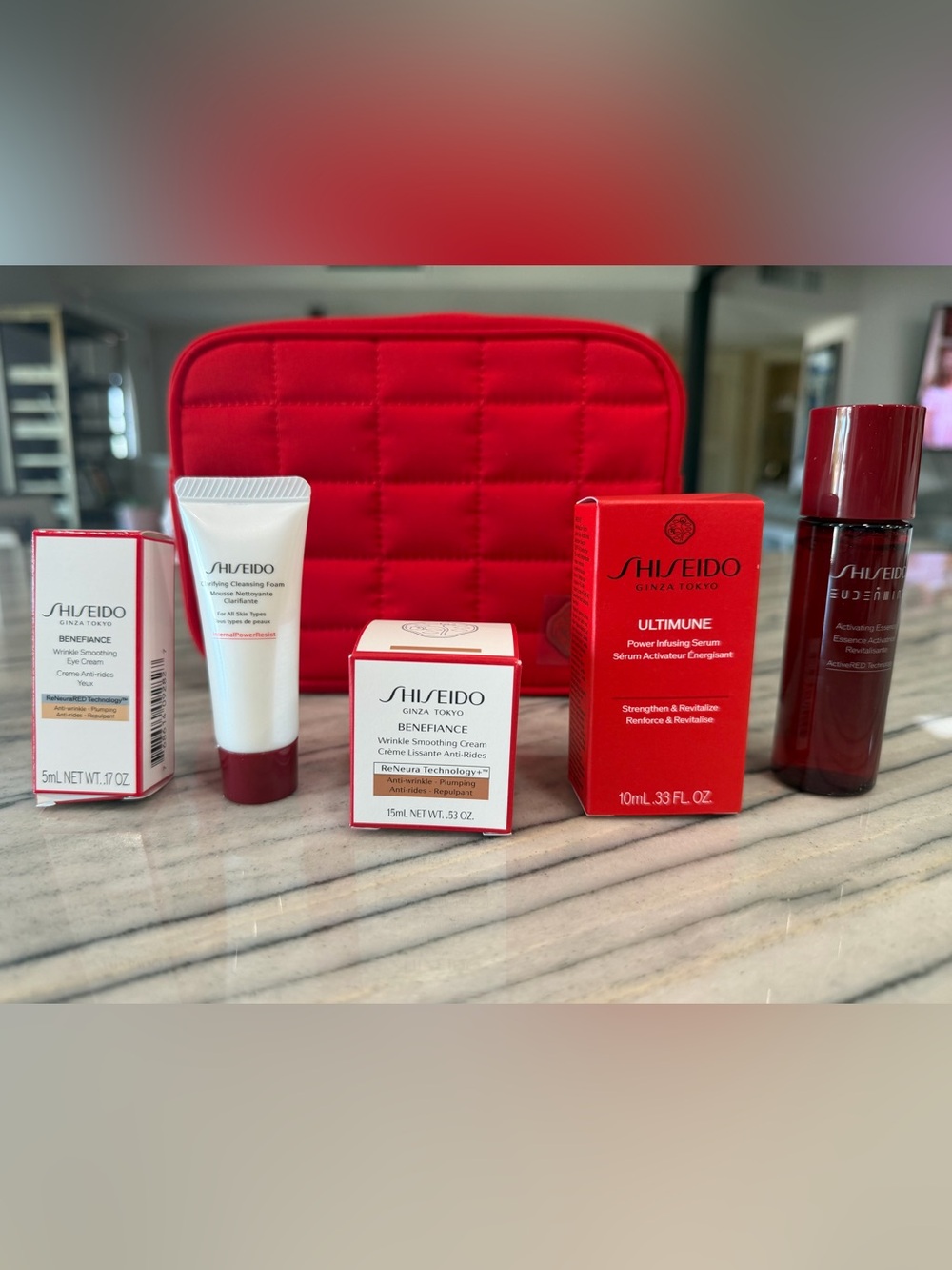 Shiseido Benefiance & Ultimune Travel Set